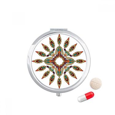 Imagem de Porta-comprimidos assimétricos Culture Religion Customs Caixa de armazenamento de remédios