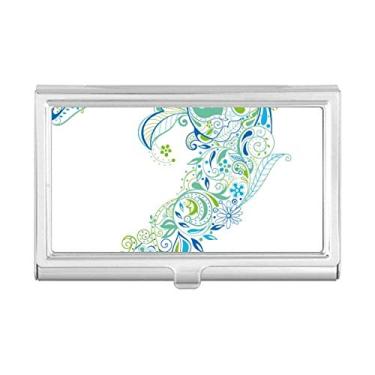 Imagem de Porta-cartão de visita Blue Texture Fish Protect Animal Pet Lover