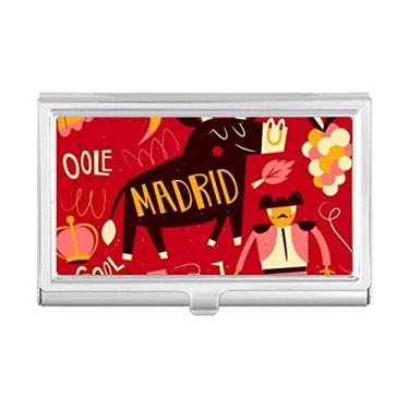 Imagem de Carteira de bolso com porta-cartões de visita da banda Fiesta espanhola em Madri
