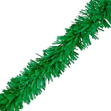 Imagem de TCDesignerProducts Guirlanda de vinil verde grama – rolo de 10 cm x 60 cm, decorações flutuantes de desfile para trailer ou carrinho de golfe, decoração de guirlanda de Natal para casa e festa