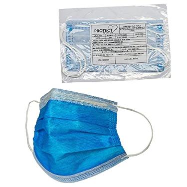 Imagem de Mascara Descartavel Cirurgica Tripla Azul Royal Pct 02 Und
