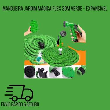 Imagem de Mangueira Jardim Mágica Flex 30M Verde - Expansível - Online