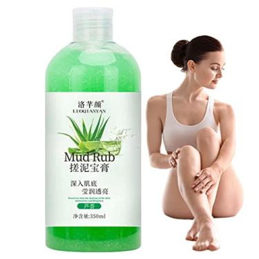 Imagem de Creme Lama | 11,8 oz Mud Rub Dead Skin | Extratos plantas Esfoliante Esfoliante para iluminar e suavizar a pele Esfoliação para pele áspera Paperp