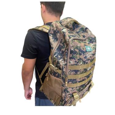 Imagem de Mochila Camuflada Grande Esportiva Camping Trilha Viagem