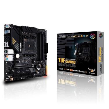 Imagem de Placa Mãe Asus P/ AMD, AM4, DDR4 - B550M-Plus TUF Gaming