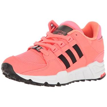 Imagem de Adidas Originals Tênis de corrida feminino EQT Support J, Turbo preto/branco, 6 Big Kid