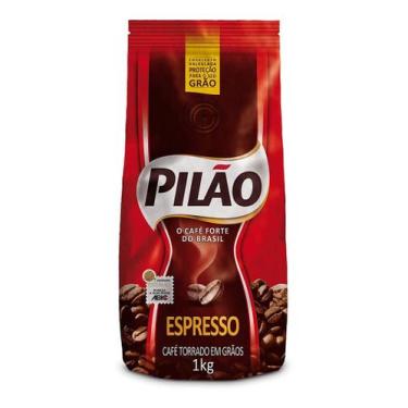 Imagem de Café Pilão Torrado Em Grãos Espresso 1 Kg