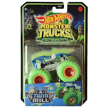 Imagem de Hot Wheels Monster Trucks Twin Mill, [Glow in The Dark] 1:64 Scale
