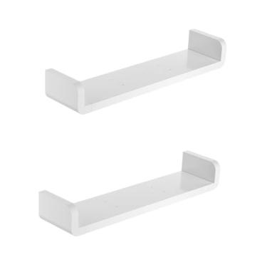 Imagem de Zerodeko 2 Peças De Rack De Parede Para Chuveiro Prateleira De Parede Rústica Prateleira De Armazenamento Prateleira De Armazenamento Para Banheiro Organizador De Banheiro Suporte De