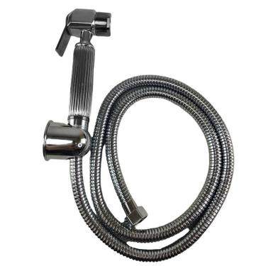 Imagem de Ducha Higienica Chuveirinho Lavabo Intimo Metal Luxo Suporte