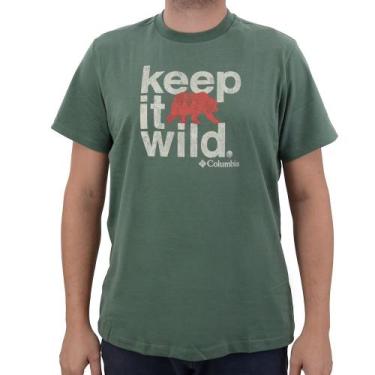 Imagem de Camiseta Masculina Columbia Mc Keep It Wild Verde - 32102