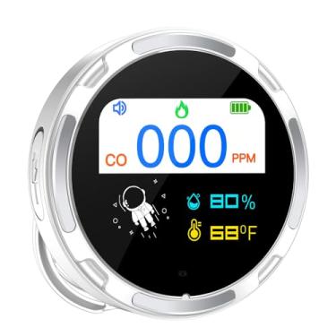 Imagem de Daconovo Detector de tela de 2,1 polegadas testador portátil de monóxido de carbono medidor multifuncional de teste de temperatura e umidade Sensor eletroquímico IP65 à prova d'água medidor de qualida