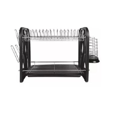 Imagem de Escorredor de Loucas Preto 2 Andares 16 Pratos Maggiore - Mor