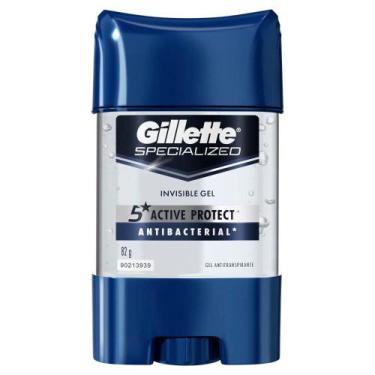 Imagem de Desodorante Antitranspirante Gillette Specialized Antibacterial Gel 82