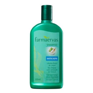 Imagem de Shampoo Anti Caspa 320ml Oleosidade Coceira Farmaervas