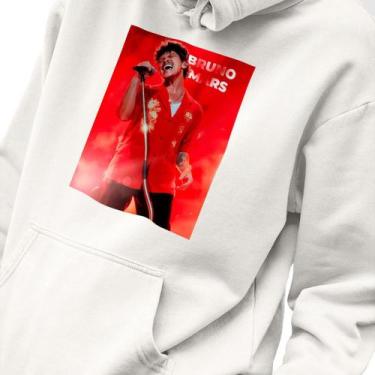 Imagem de Blusa Moletom Masculino Estampado Red Bruno Mars Em Algodão Fio 30.1 P