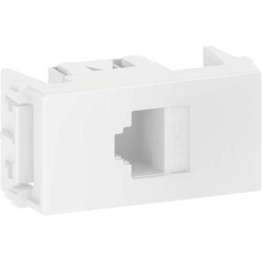 Imagem de Tomada RJ45 CAT 6, Refinatto BRANCO