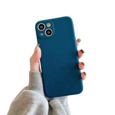 Imagem de Capa de silicone macio de cor sólida doce para Xiaomi para Redmi Note 8T 8 7 7A 6 6A 5 Pro Capa macia de TPU fosco para telefone para Redmi Note 9 9S, N azul, para 6