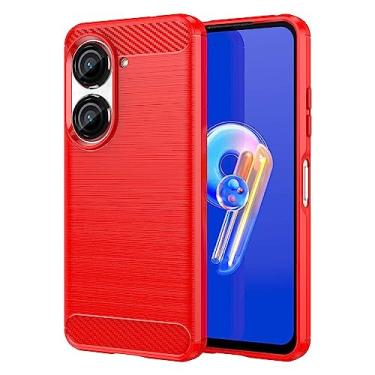 Imagem de Capas para ASUS ZenFone 9.Caso básico,Botão de pressão flexível / 360 ° Proteção completa,Anti-fingerpirnts