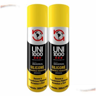 Imagem de Kit 2 Silicone Spray Lubrificante Alta Proteção Tradicional [F103]