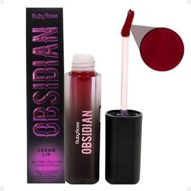 Imagem de Batom Líquido Ruby Rose Obsidian Crème Lip Ocl06 Hb-7100-6