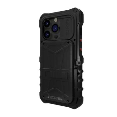 Imagem de Element Case Black Ops para iPhone 14 Plus / 14 Pro Max (6,7") - agressivamente resistente, tático e à prova de choque com carteira/porta-cartão e suporte mecânico - preto - (EMT-322-267FP-01)