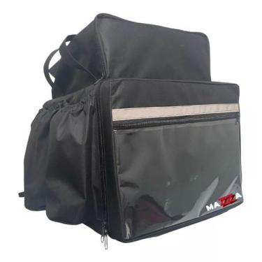 Imagem de Capa Bag Mochila Delivery Motoboy Nylon S/ Isopor - Mazza, Preto
