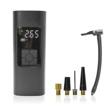 Imagem de Mini Bomba Compressor Enchedor De Ar Portátil Pequeno Inteligente Para Encher Pneu De Carro Bicicleta Automotivo Moto Bola Futebol Volei Recarregável USB