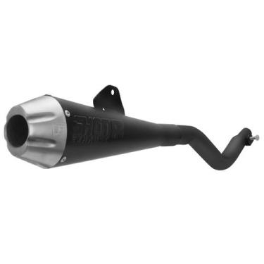 Imagem de Escapamento Shot 8 para NXR Bros 150 2009 a 2014 Pro Tork, PRETO, BROS