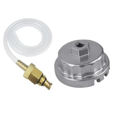 Imagem de Shonee Ferramenta de filtro de óleo, chave de filtro de óleo para Toyota, Lexus, RAV4, Camry, Tundra, Cruiser, Tacoma, Avalon, Highlander, Sienna, Scion, Prius, Corolla, Dreno de óleo