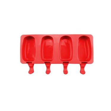 Imagem de Forma Em Silicone Para Mini Picolé Magnum 4 Cavidades - Udlandia