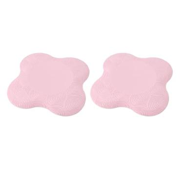 Imagem de Joelheira de Pilates, Almofada e Conforto, Material de Espuma Elástica, Superfície Antiderrapante, ótimo para Prática de Pilates, Com Cotovelos e Mão de Pulso (Rosa)