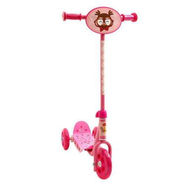 Imagem de Brinquedo Patinete para Crianças 3 Rodas Groovy Rosa Belfix - Bel Brin