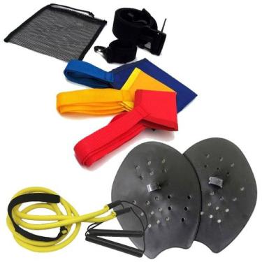 Imagem de Kit De Natação Para Treinamento Com 3 Itens Modelo 4 Rythmoon