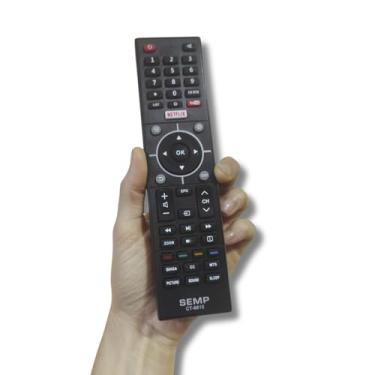 Imagem de Controle Remoto Compatível com Tv Smart TCL Semp Toshiba CT-6810 - L32S3900S - L39S3900FS - L43S3900FS Qualidade do ORIGINAL- Funções de atalho e teclas especiais