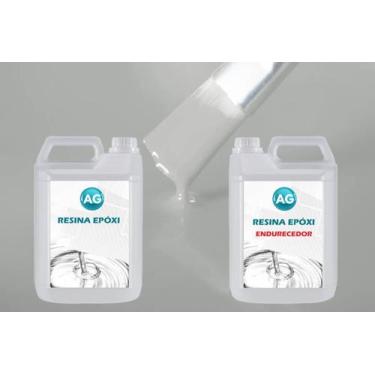 Imagem de Resina Epóxi 1Kg + Cor Sólida Cinza Claro Ral7035 Ag Alta Es - Resinas