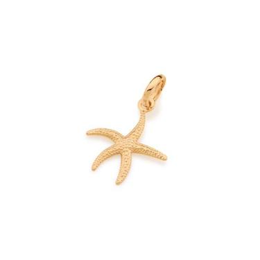 Imagem de Pingente de banhado ouro 3x 24k 18k e 22k  feminino estrela do mar rom