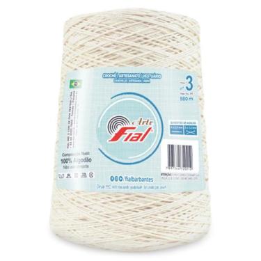 Imagem de Barbante Fial Arte Nº 3 980m, 98 Natural