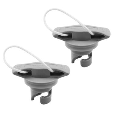 Imagem de Zangc Tampa de válvula de ar inflável para barco, tampa de válvula rotativa, tampão de almofada de ar, peça de substituição para placa de remo de borracha, tampa de válvula de ar para barco, caiaque,