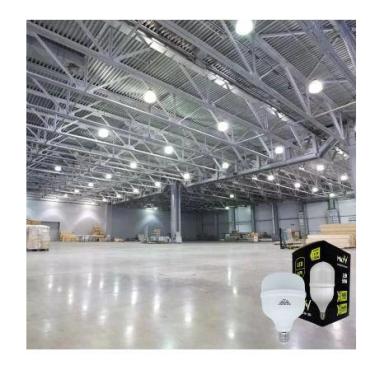 Imagem de Lâmpada LED Bulbo 50W Branco Frio 6500k Bivolt 110v 220v Soquete E27 -