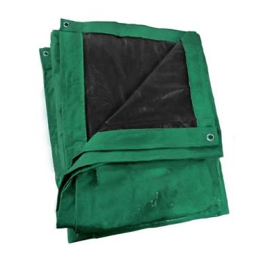 Imagem de Lona de Caminhão Verde x Preto 600 Micras - BRN COMMERCE