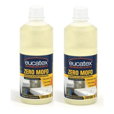 Imagem de 2un Fundo Impermeabilizante Pintura Zero Mofo Litro Eucatex