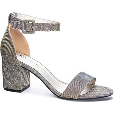 Imagem de Chinese Laundry Sandália feminina de salto Jody, Dourado, 40