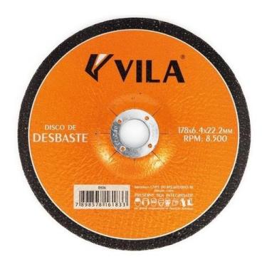Imagem de Disco Desbaste 7 Pol 178x6.4 X 22,2 Mm Vila