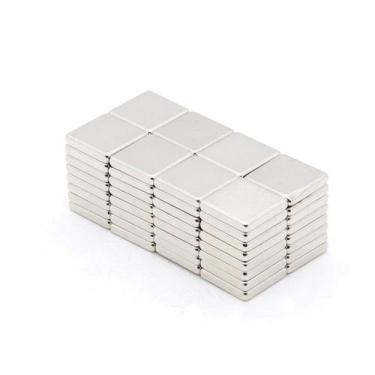 Imagem de 50pcs. Imã De Neodimio Quadrado Pastilha 10x10x2mm - N35 - Neoimã