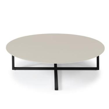 Imagem de Mesa Centro Papoula em Aço Carbono Preto - Drop mobiliário
