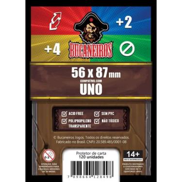 Imagem de Sleeve Customizado Para Jogo Uno 56 x 87mm Bucaneiros
