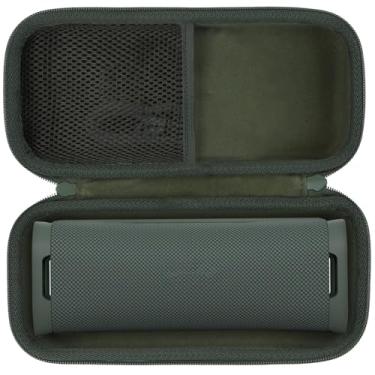 Imagem de Lebakort Capa rígida compatível com alto-falante compacto Bluetooth ultra portátil Sony ULT Field 1 (capa cinza floresta)