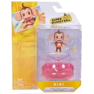 Imagem de JAKKS Pacific Super Monkey Ball AIAI 2.5" Gaming Action Figure with Banana