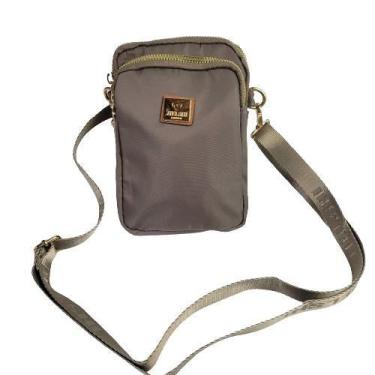 Imagem de Bolsa Feminina Transversal Shoulder Bag Crossbody Com Alça - FG, Nude